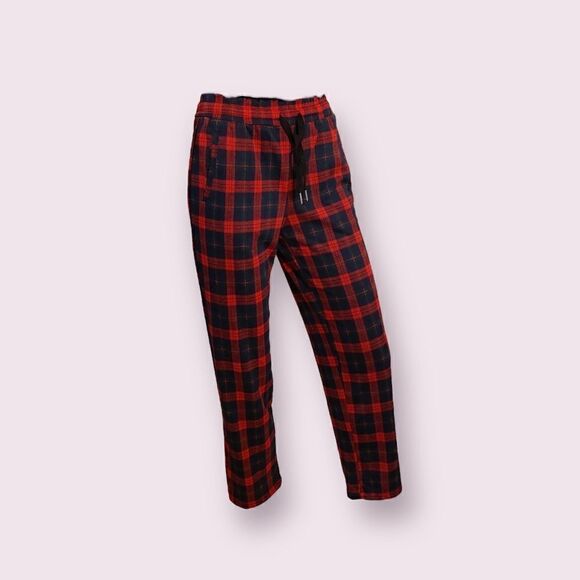 đ
ş*nwt*âseven sistersââ˘âredâdrawstringâplaidâpants - Picture 3 of 9